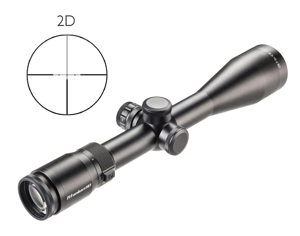 Lunetă de armă Delta Optical Titanium 2,5-15x50 IR SF HD (2D) SF