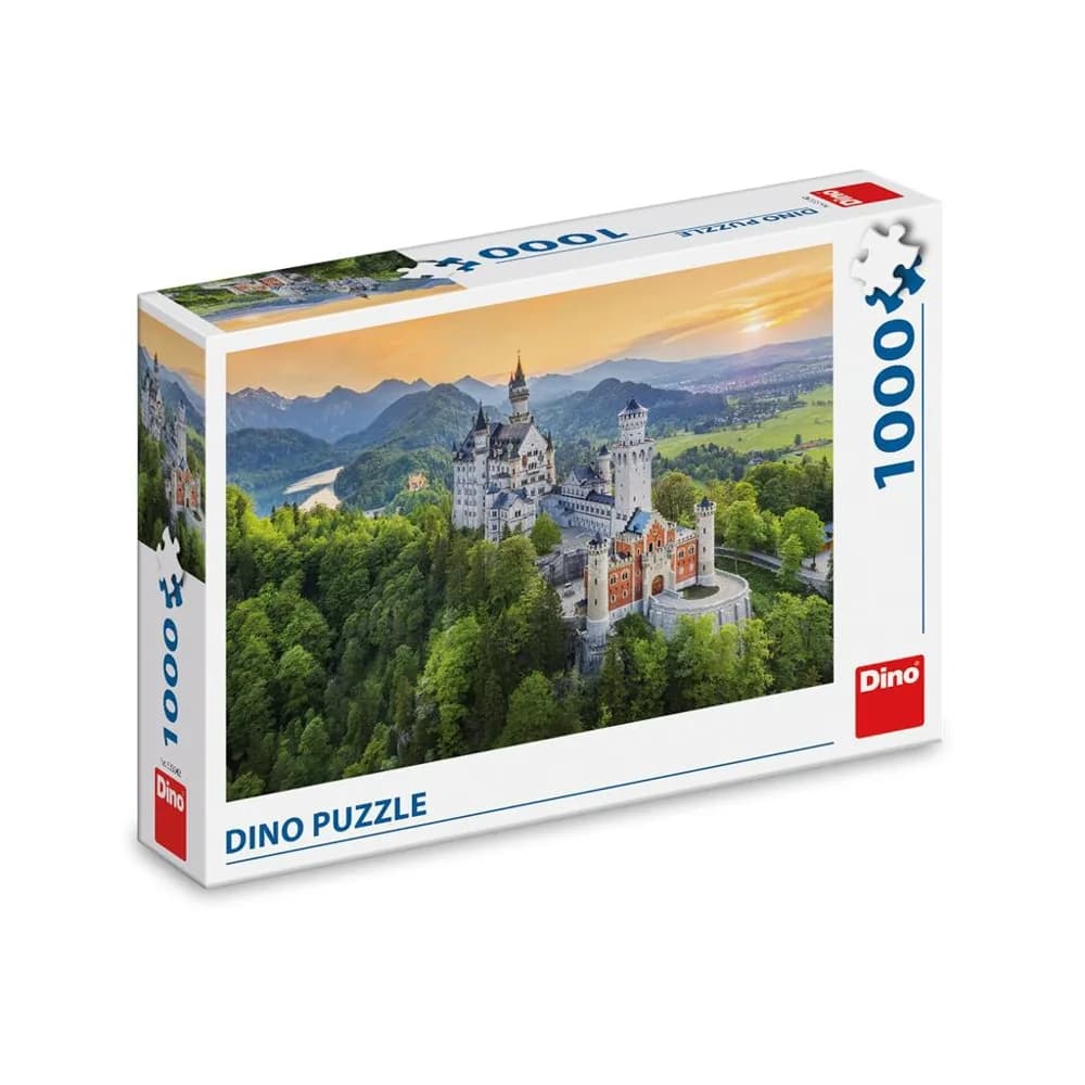 Puzzle 1000 piese, Castelul Neuschwanstein - DINO TOYS — miniatură