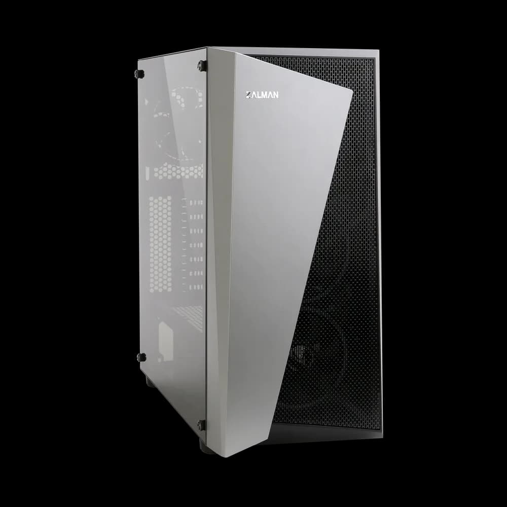 CARCASA Zalman "S4 Plus", middle tower, gaming, fara sursa, suporta 8xfan, 3xfan inclus, USB 3.1 gen1 x 1, USB 2.0 x 2, audio+mic, negru, "S4 Plus" — miniatură