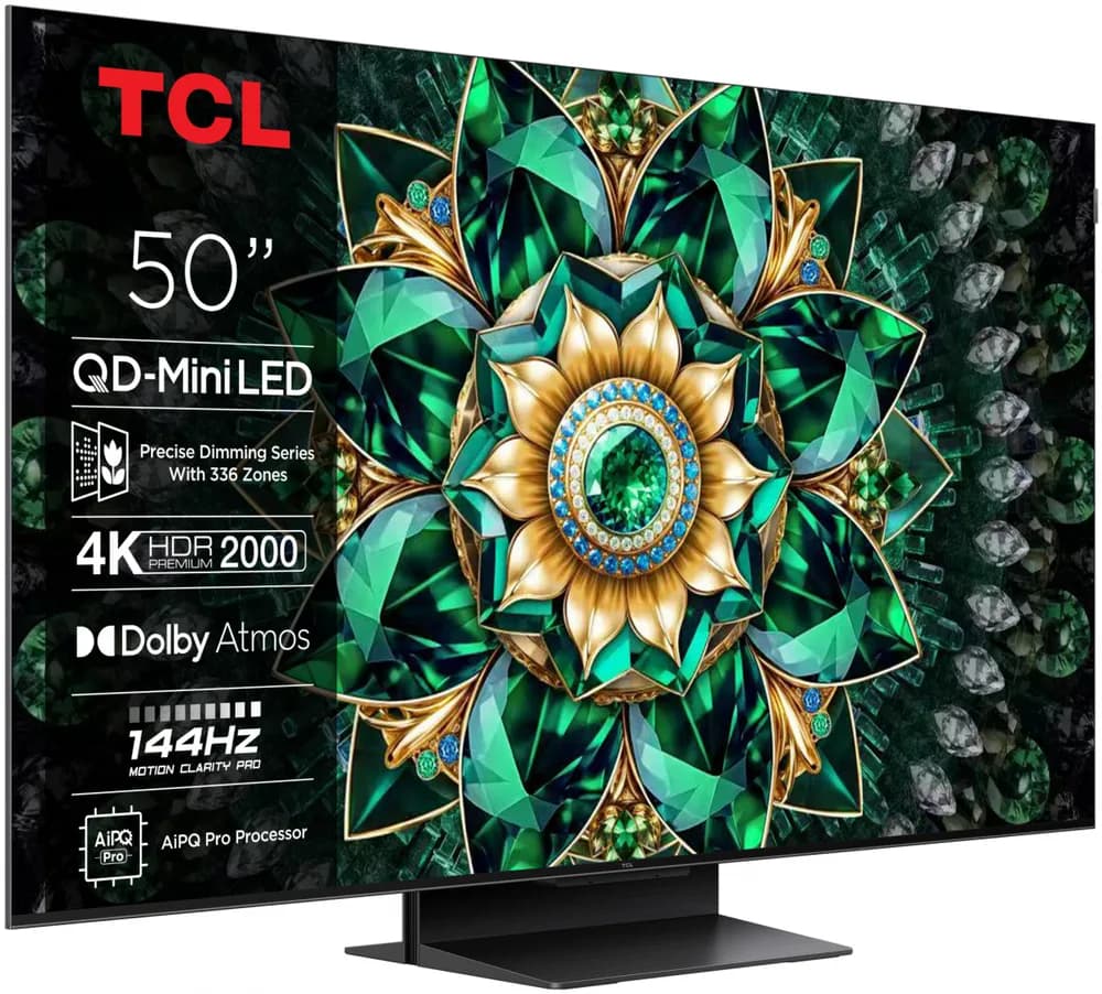 Televizor TCL QD-MiniLED 50Q7C, 126 cm, Smart Google TV, 4K Ultra HD, 144Hz — miniatură