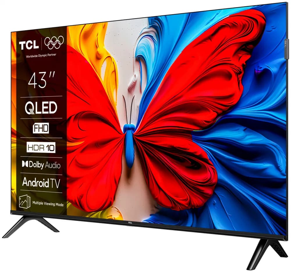Televizor TCL QLED 43S51K, 108 cm, Smart Android TV, FHD — miniatură