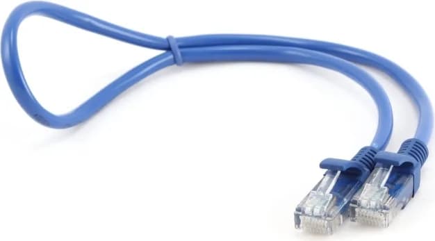 PATCH CORD UTP GEMBIRD Cat5e, cupru-aluminiu, 2 m, albastru, AWG26, "PP12-2M/B" — miniatură