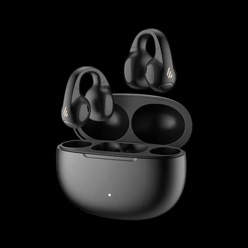 CASTI Edifier, wireless, intraauriculare - butoni, design cu clips, pt smartphone, microfon pe casca, conectare prin Bluetooth 5.4, negru, USB-C, IP56, "COMFO-C-BK", (include TV 0.15 lei) — miniatură