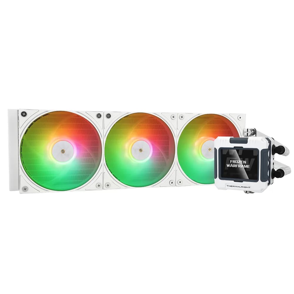 COOLER Thermalright "Frozen Warframe 360 White Argb ", racire cu lichid, 3 x 120mm, 2000 rpm, ARGB, alb "Frozen Warframe 360 White Argb "
