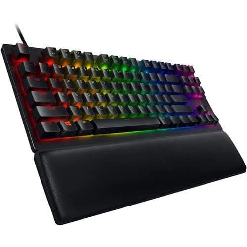 Tastatura Mecanica Gaming Razer Huntsman V2 Tenkeyless, RGB, USB, negru — miniatură