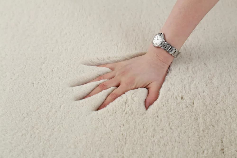Covor Heinner Shaggy soft blanita Crem 50x90 cm — miniatură