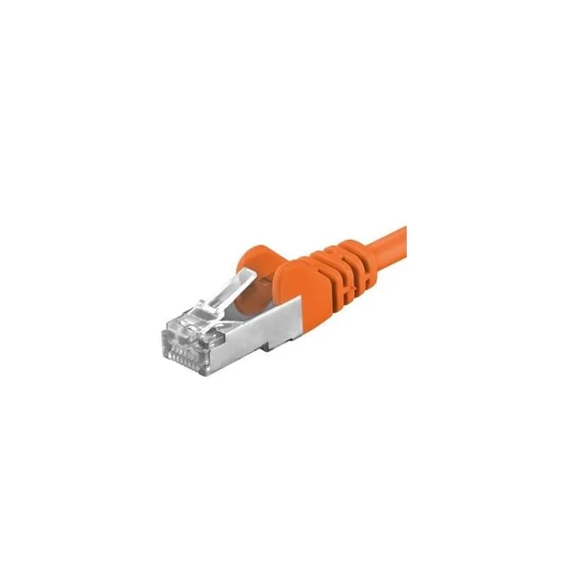 Patchcord SFTP RJ45-RJ45 Cat.6A, 1m, portocaliu, "SFTP-6A-1-O"