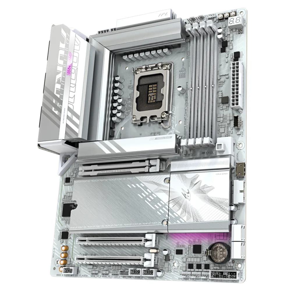 Placa de baza Gigabyte B860 AORUS ELITE WIFI7 ICE, Socket 1851, DDR5, ATX — miniatură