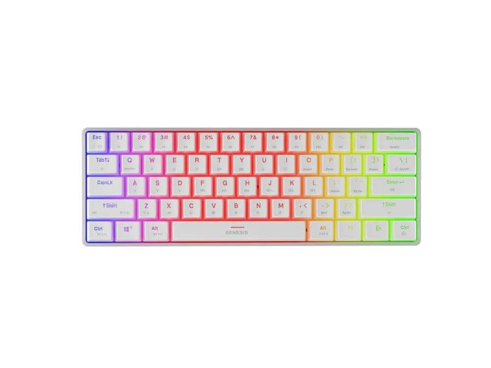 Tastatura Mecanica Gaming Genesis Thor 660 G2, RGB, Wireless, Alb