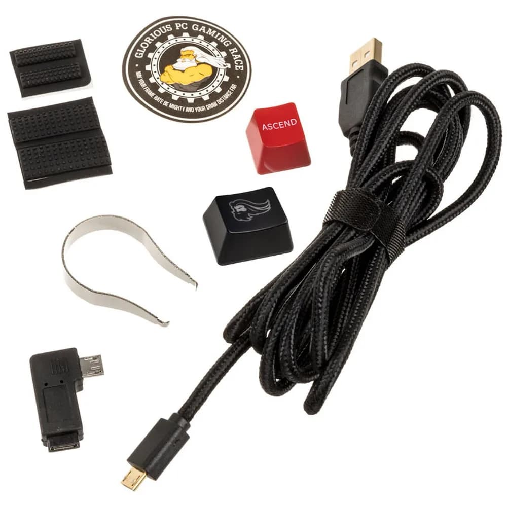 Glorious Barebone GMMK Compact, ANSI Layout, USB-C, RGB, Negru "GMMK-COMPACT-RGB" — miniatură