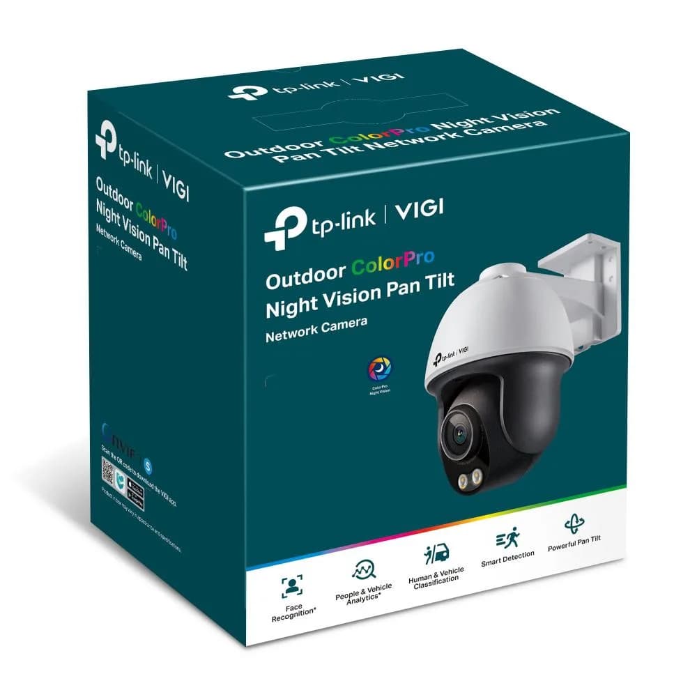 "TP-Link Camera IR de supraveghere Pan/Tilt pentru exterior VIGIVIGI C540S(4mm), Senzor imagine: CMOS 1/1.79"", Lentila 4mm, F.1.0,Weatherproof: IP66, Infrarosu: 30m, Detectare: 63m, Observare: 26m, Recunoastere: 13m, Identificare: 6m, Unghi vizualizare:Horizontal FOV: 104°, Vertical FOV: 55° — miniatură