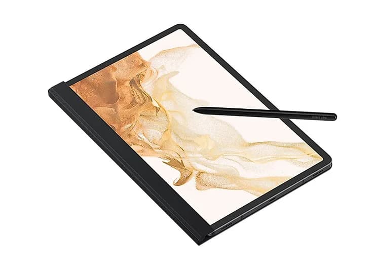 Galaxy Tab S8; Note View Cover; Black "EF-ZX700PBEGEU" — miniatură
