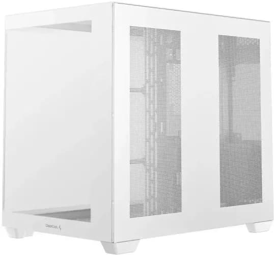 CARCASA DeepCool "CG530 WH", middle tower, gaming, fara sursa, suporta 14xfan, PSU shroud, USB Type-C x 1, USB 3.2 gen1 x 2, audio+mic, 7 sloturi expansiune, alb, "R-CG530-WHNDA0-G-1" — miniatură