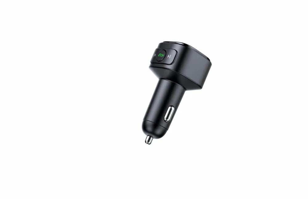 Modulator FM Serioux ABFM46, Bluetooth 5.0, raza actiune de până la 5 m, voltaj intrare: 1x DC 12V/24V, 2 porturi USB: 1 X USB QC3.0 1 x USB audio (pana la 32 GB), format muzica: MP3/WMA/WAV, frecvența FM: 87.5MHz - 108.0MHZ, microfon incorporat, functii:răspunde/respinge/handsfree/reapelare — miniatură