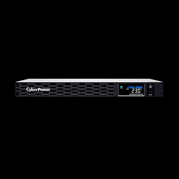 UPS CYBER POWER Line Int. cu Sinusoida Pura,rack 1U,1500VA/ 900W AVR,6xIEC,LCD,4x 6V/9Ah,Backup 2-9min,incarc.8h,USB,RS232,RJ45,slot SNMP,GreenP,seria CP "CP1500EIPFCRM1U"