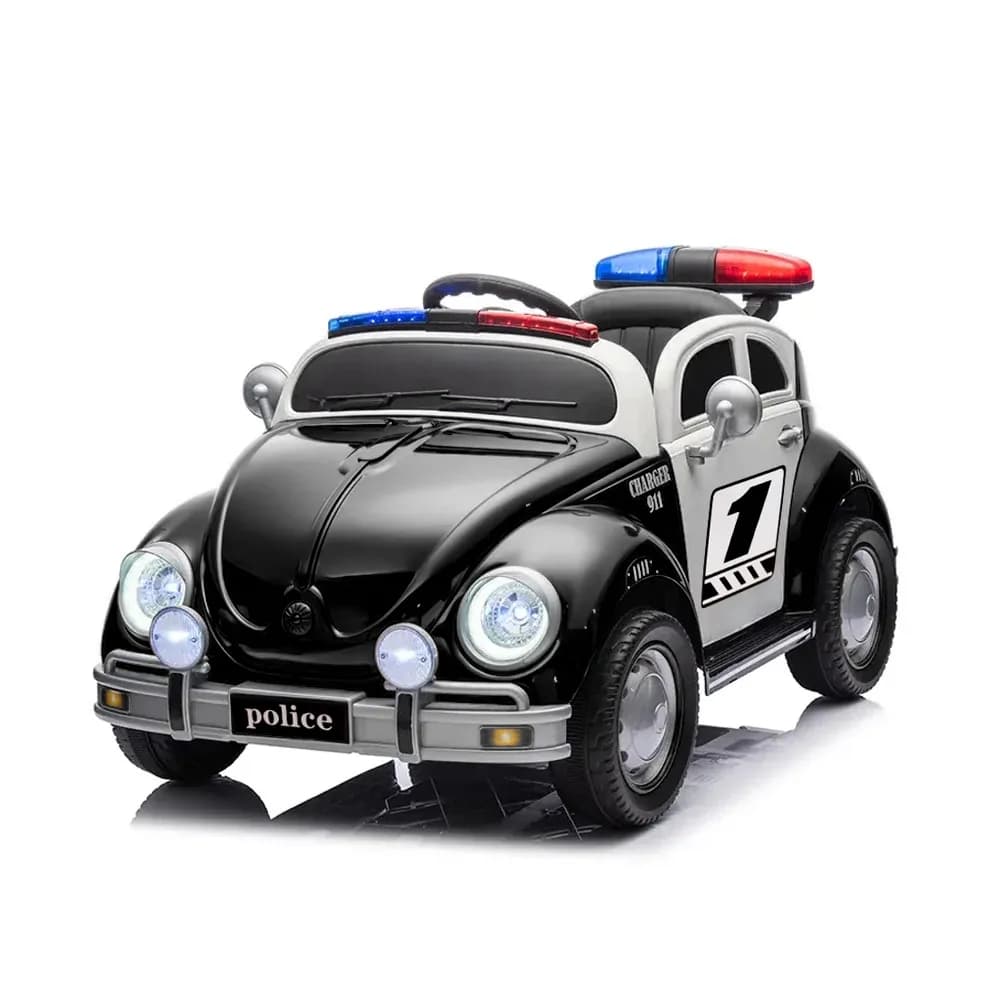 Masina politie cu acumulator, 2 motoare, 12V — miniatură