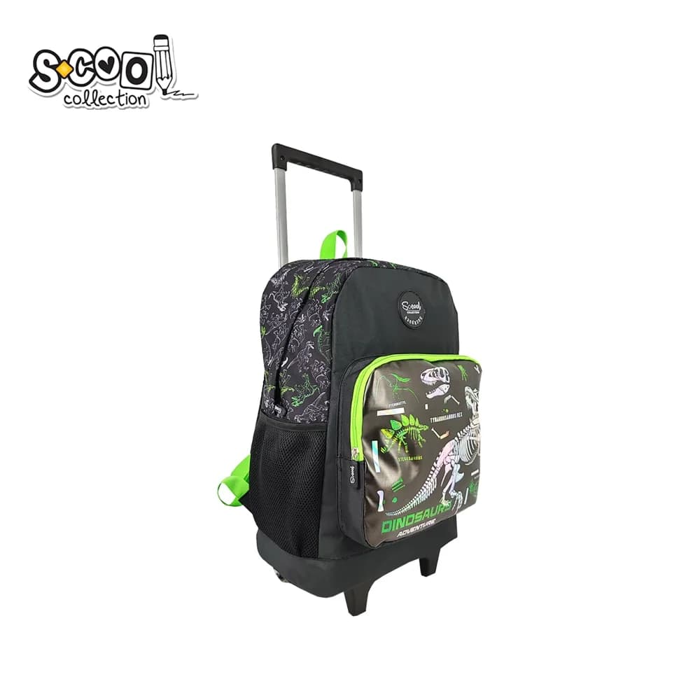 Ghiozdan trolley, 45x32x16.5 cm, DINOSAURS - S-COOL — miniatură