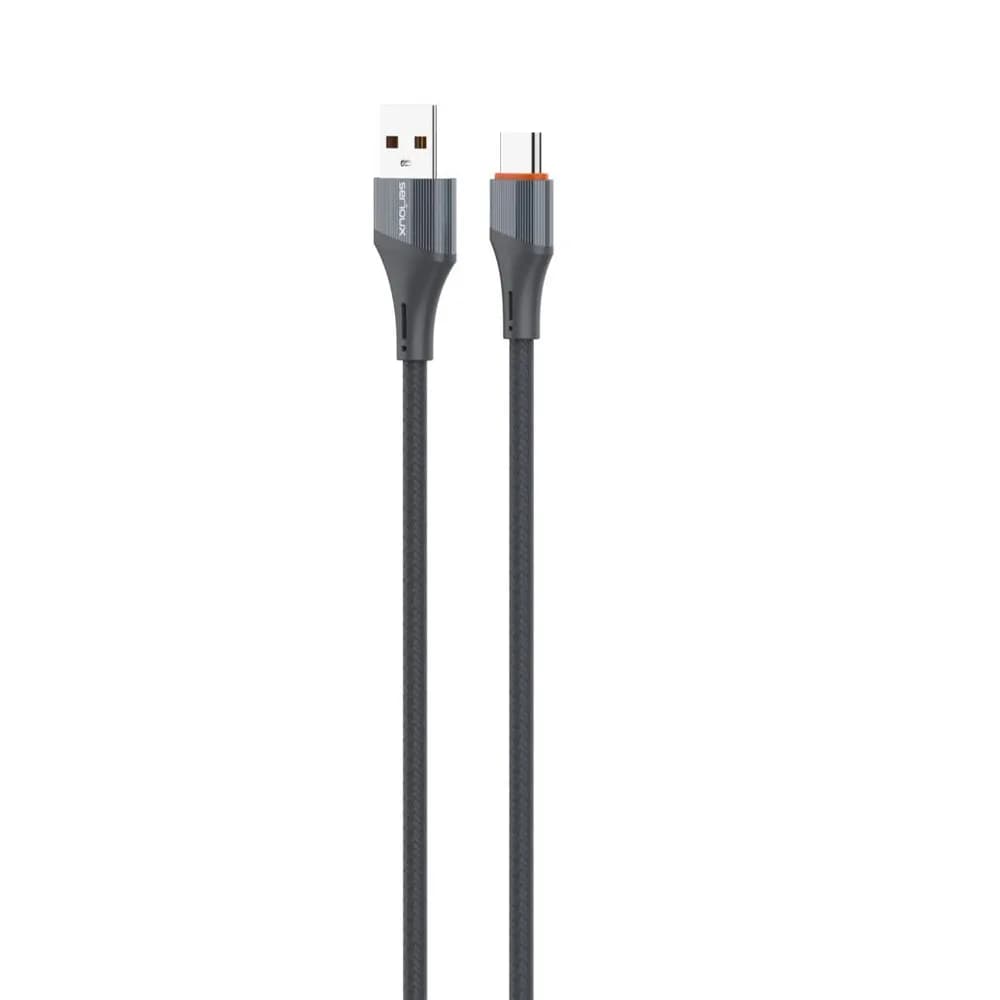 Cablu Serioux USB-A - TYPE-C 2M 30W.Lungime: 200 cm, ieșire: 30W, tip cablu: USB-A la USB-C, culoare: Gri, funcție: încărcare și sincronizare