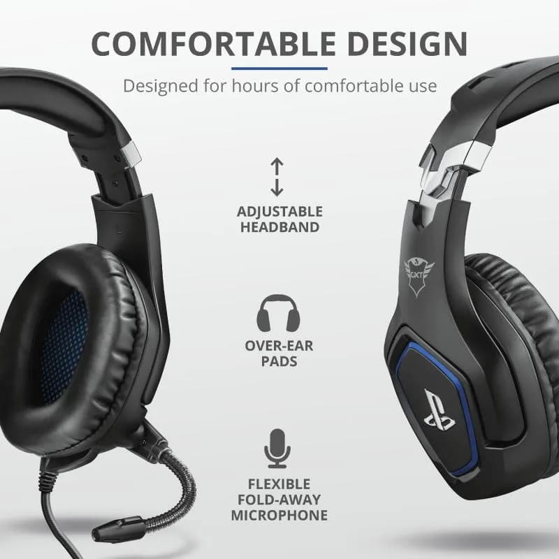 Casti Gaming Head-band Trust GXT 488 Forze PS4, Wired, Negru — miniatură