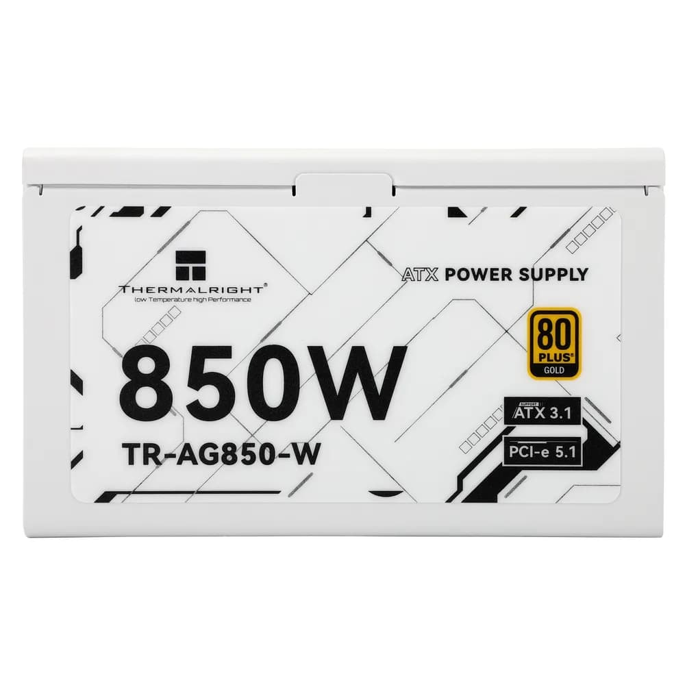 SURSA Thermalright "TR-AG 850", 850W, certificare 80 Plus Gold, modular, fan 120mm, alb, "TR-AG 850-W" — miniatură