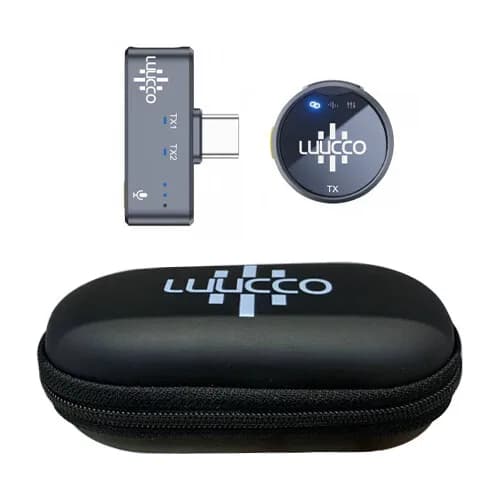 Microfon Lavaliera Wireless Luucco AirWave-K1, USB C