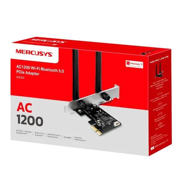 PCIe Adapter TP-LINK AC1200 Wi-Fi Bluetooth PCIe Adapter, Dual-band, WI-FI