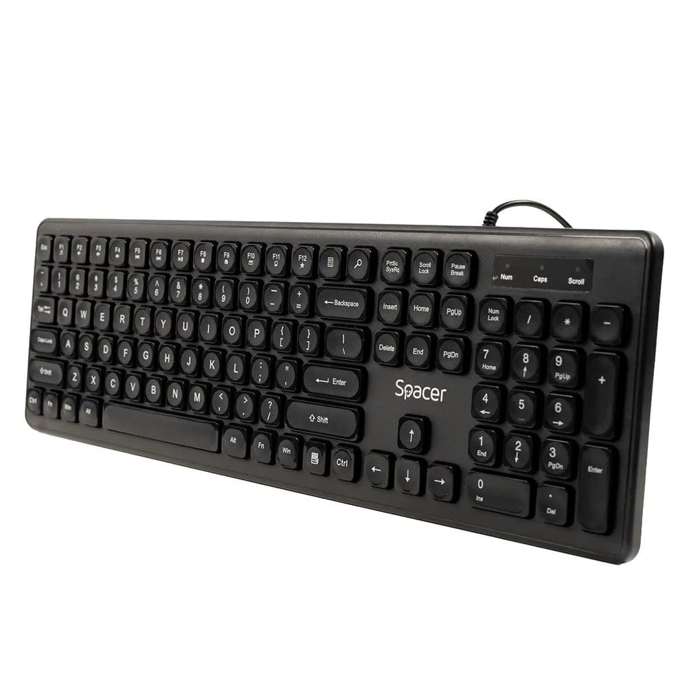 Tastatura SPKB-LWP-03, USB, Negru