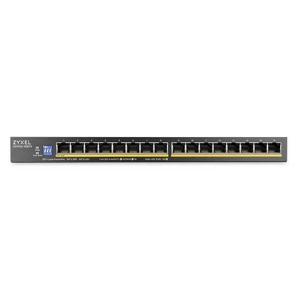 ZYXEL GS1100-16EPS 16port GBE UNMG SWTCH — miniatură