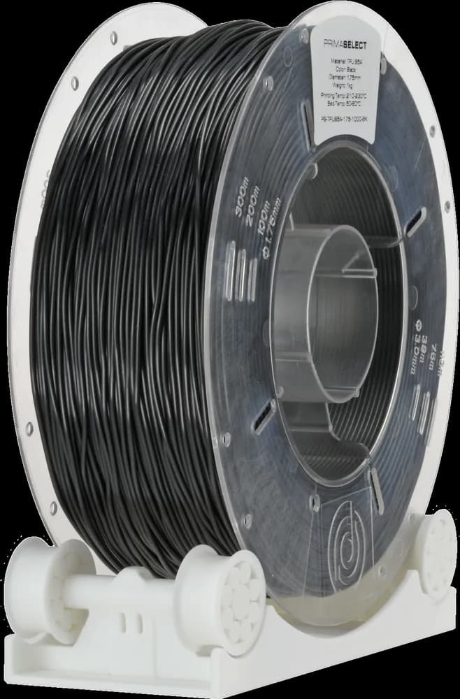Filament PrimaCreator PrimaSelect TPU 85 A – 1,75 mm, 1 kg (PS-TPU85A-175-1000-BK) — miniatură