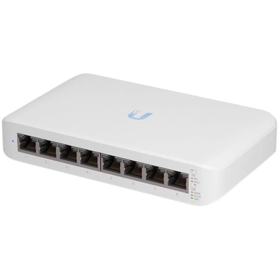 UniFi Low-cost Desktop 8Port Gigabit Switch with POE "USW-LITE-8-POE-EU"