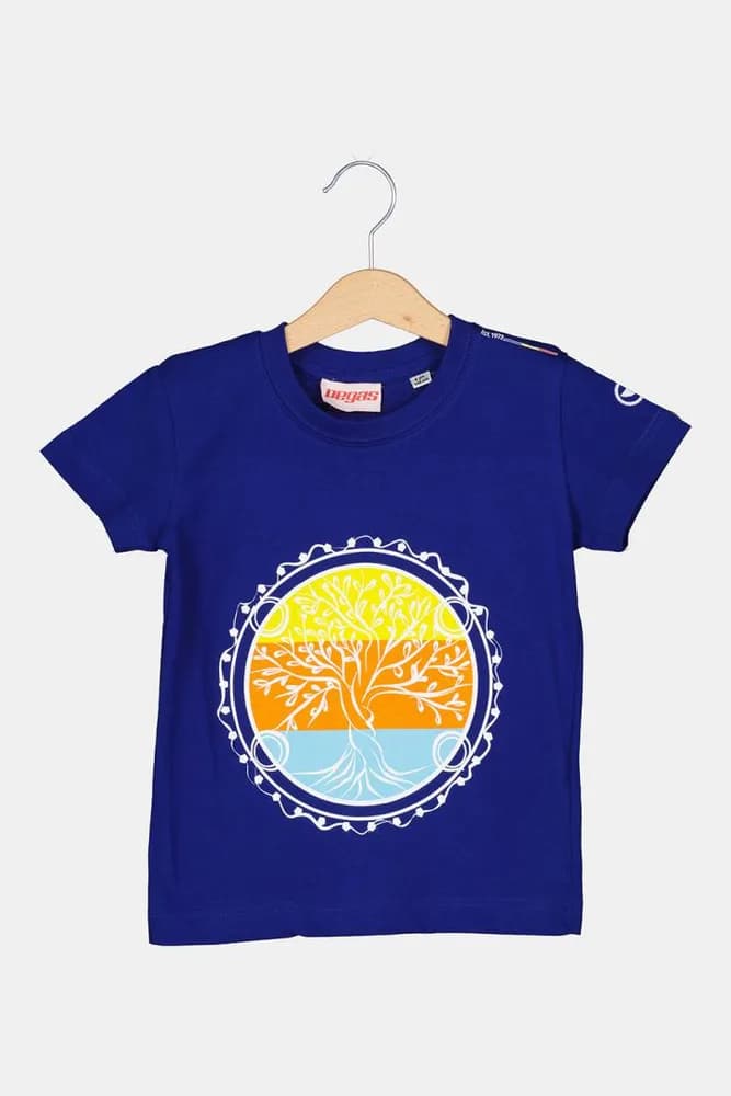 TRICOU ROATA FAMILIE COPII ROYAL BLUE-10