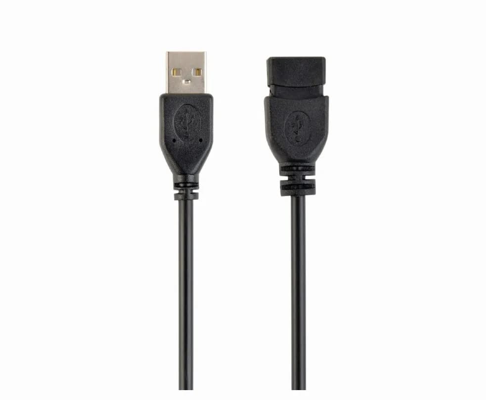 CABLU USB SPACER prelungitor, USB 2.0 (T) la USB 2.0 (M), 3m, black "SPC-USB-AMAF-10" — miniatură