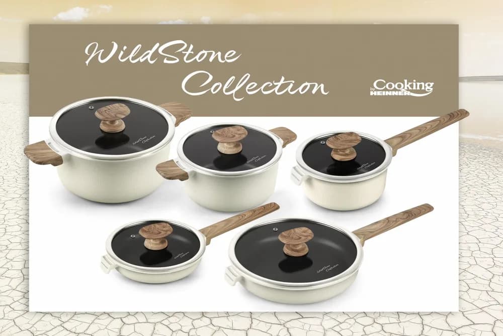 CRATITA ALUMINIU+CAPAC 20x9.5CM,2.5 L, WILD STONE, COOKING BY HEINNER — miniatură