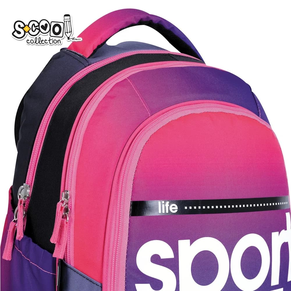 Ghiozdan anatomic light, 41x28x17 cm, SPORT - S-COOL — miniatură