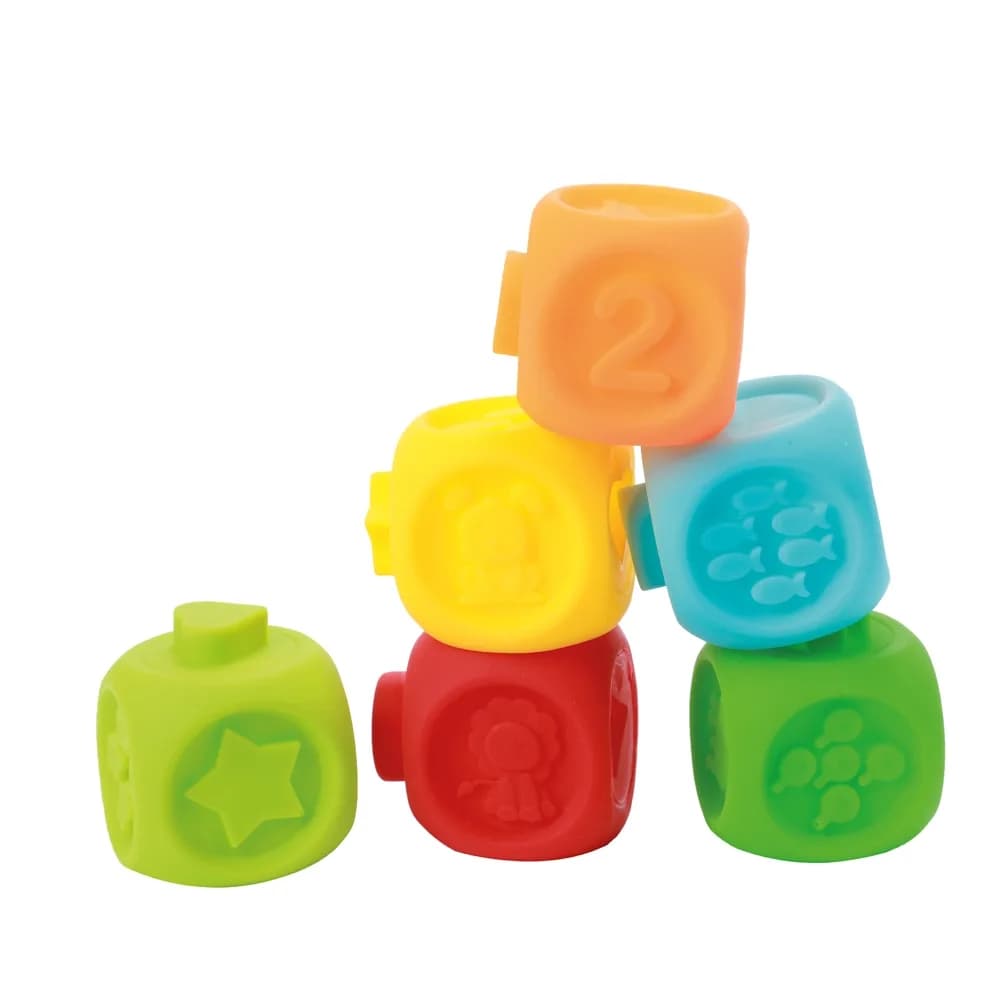 Little Stars, Cuburi senzoriale pentru bebelusi - Toi-Toys — miniatură