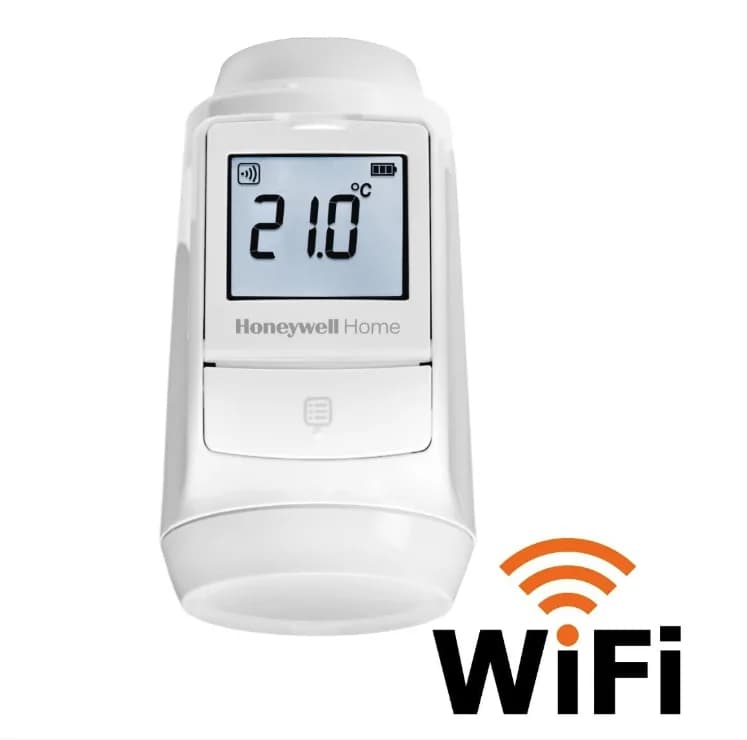 Cap termostatic de radiator cu afisaj digital, Honeywell HR93EE; comunica wireless cu Evohome