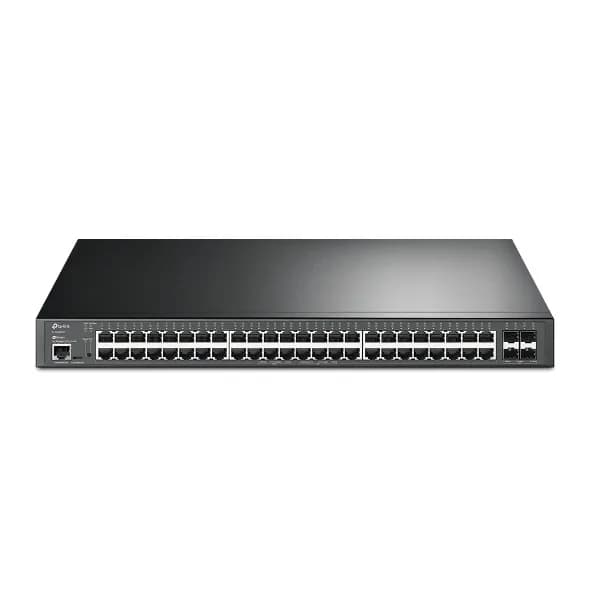 SWITCH POE TP-LINK L2+ Managed 48× Porturi Gigabit L2+ si 4× Sloturi 10GE SFP+, carcasa metalica, rackabil "SG3452XP"