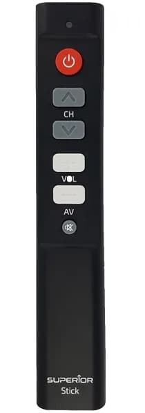 TELECOMANDA UNIVERSALA Superior, programabila pt. orice model de TV, baterii 2 x AAA (neincluse), negru "SUPTLB003"