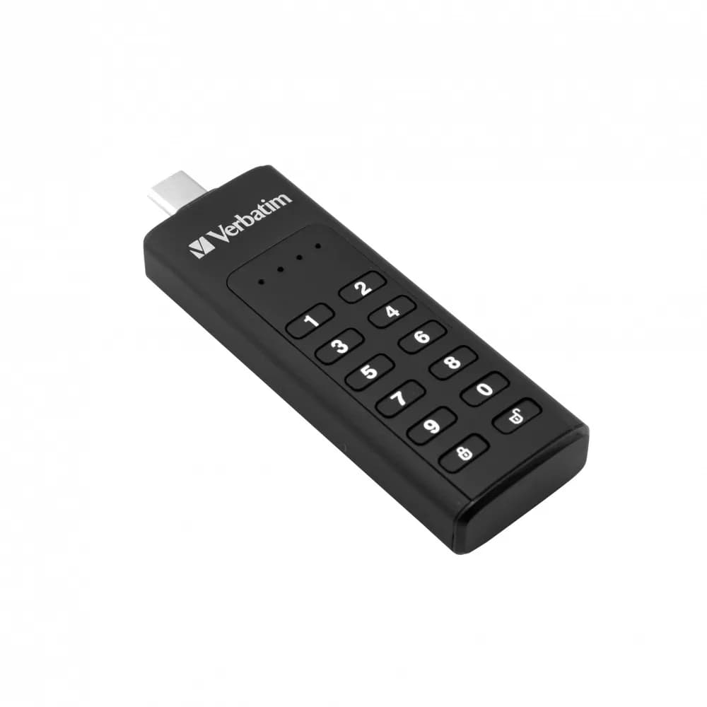 MEMORII USB Verbatim VER 49430 KEYPAD SECURE USB 3.1 G1 DRIVE, "49430" — miniatură