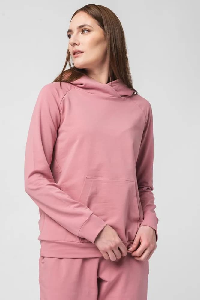 HANORAC COTON RAGLAN FEMEI PINK-L — miniatură