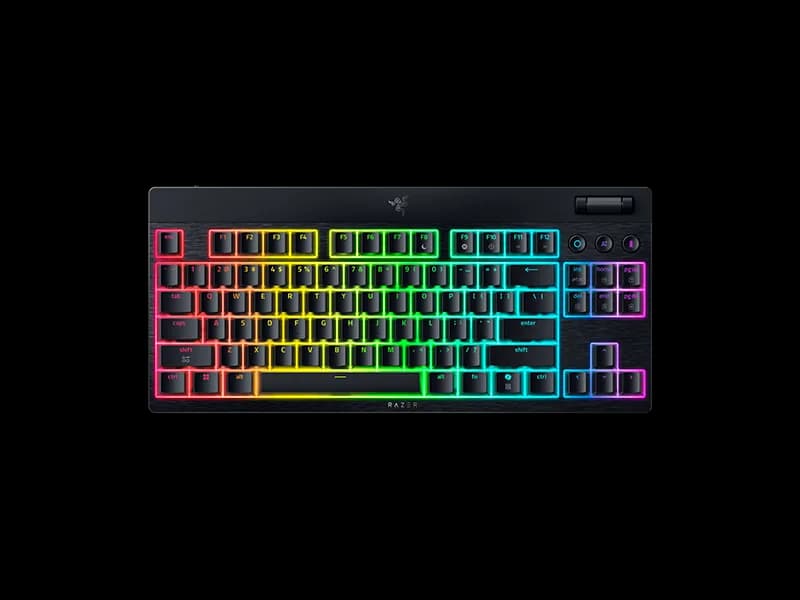 Tastatura Mecanica Gaming Razer BlackWidow V4 Low-Profile Tenkeyless HyperSpeed, RGB, Wireless, Negru