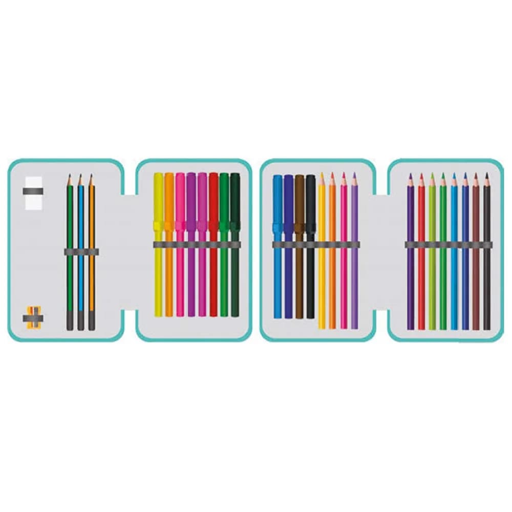 Penar echipat, 2 fermoare, 29 piese, GRL - S-COOL — miniatură