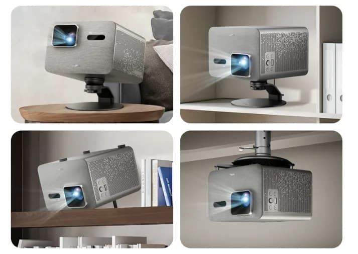 BenQ TK705STi, DLP, UHD, 3840x2160, 3000 ANSI lm, HDMI, Google TV, AirPlay, Bluetooth 5.2, Boxe, 16:9, Gri "TK705STi" — miniatură