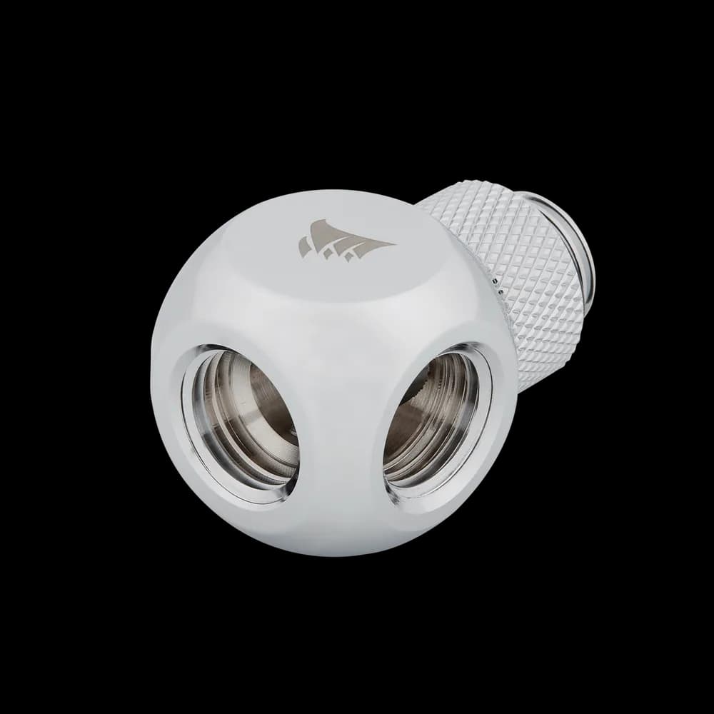 FITTING adaptor CORSAIR, filet G1/4", fitting splitter rotary, chrome, "CX-9055015-WW" — miniatură