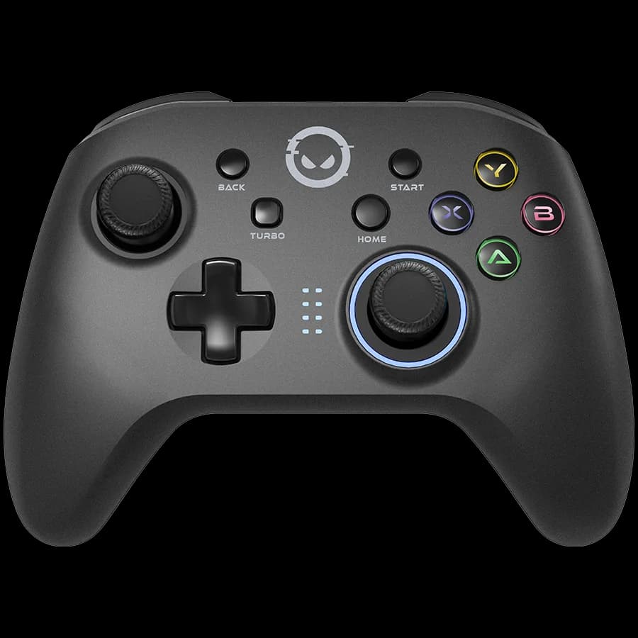 LORGAR TRIX-510, Gaming controller, Black, BT5.0 Controller with built-in 600mah battery, 1M Type-C charging cable,6 axis motion sensor support nintendo switch,android,PC, IOS13, PS3, normal size dongle,black "LRG-GP510"