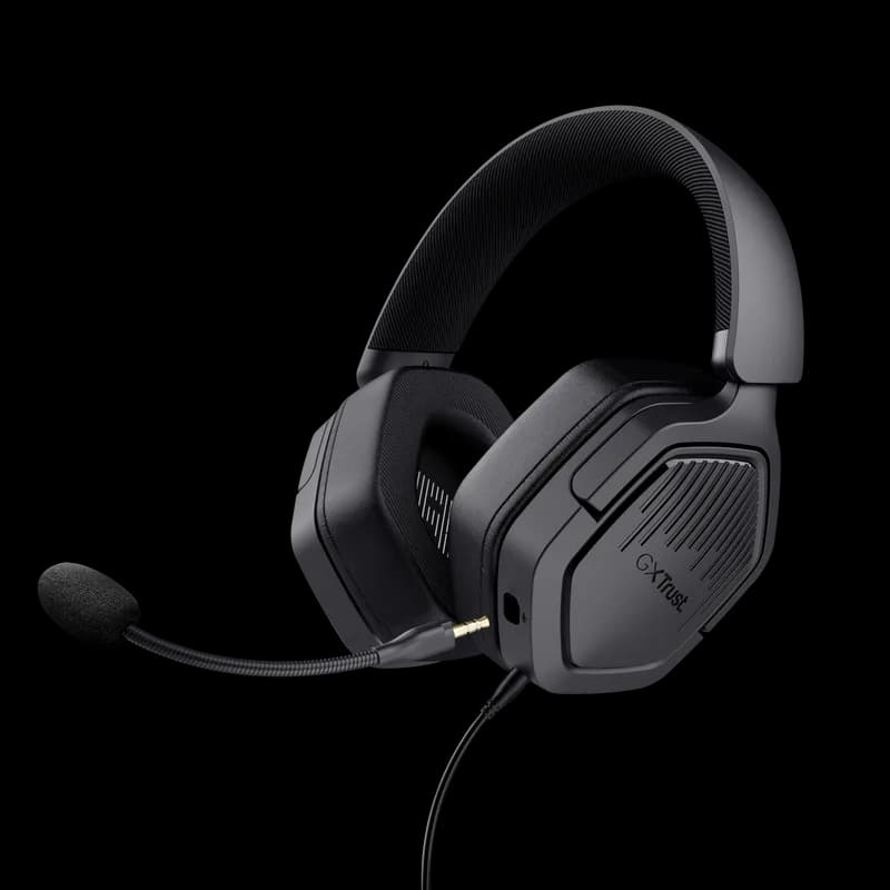 Casti Gaming Head-band Trust GXT492 Carus, Wired, Negru — miniatură