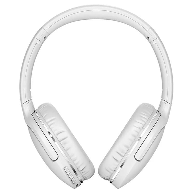 CASTI Baseus Encok D02 PRO, utilizare multimedia, smartphone, over the ear, pliabile, microfon pe casca, conectare prin Bluetooth 5.0, alb "NGTD010302" - 6932172611699