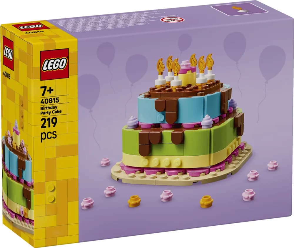 TORT PENTRU PETRECEREA DE ZI DE NASTERE LEGO40815 — miniatură