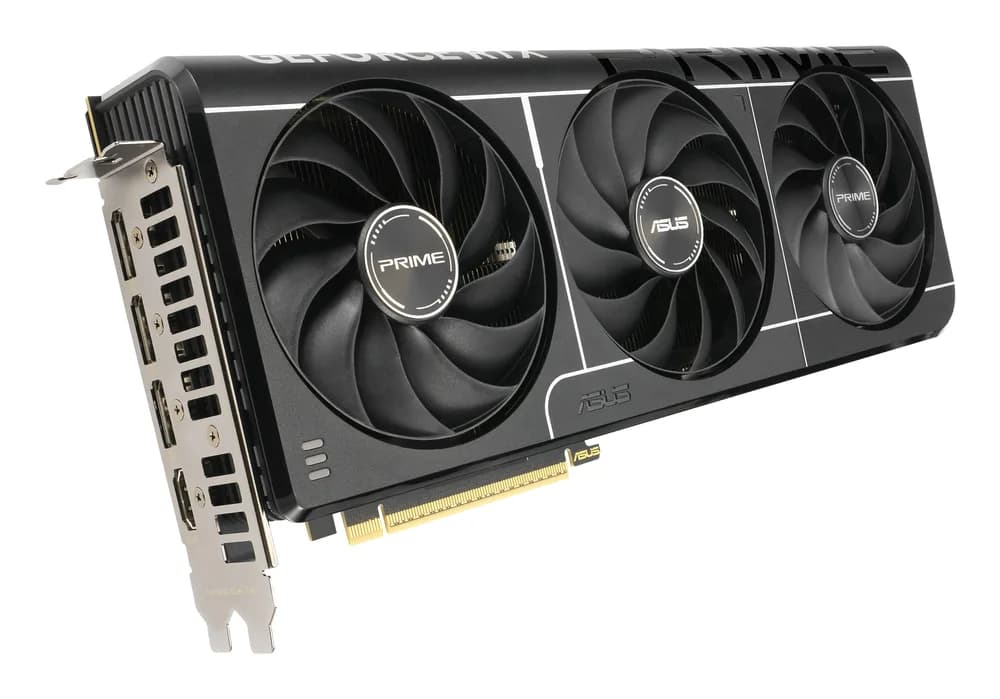 Placa video ASUS GeForce RTX 5080 PRIME OC 16GB GDDR7 256-bit DLSS 4.0 "90YV0LX0-M0NA00" — miniatură