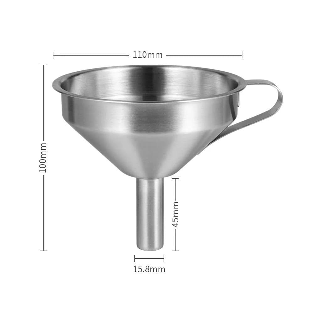 Rășină 3D Stainless Steel Funnel cu Filter — miniatură